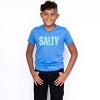 The Juniper Shop Salty Block Distressed Youth Short Sleeve Tee - 3 of 4