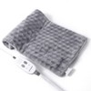 Weighted Heating Pad with 2 Massager, Electric Massaging 5lbs Heating Pad for Back Neck Shoulder with Massaging Vibration, 12" x 24" - 3 of 4
