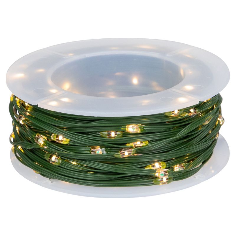 Northlight 200ct Multi-Function Warm White Christmas Fairy Lights, 64.5ft Green Wire, 4 of 6