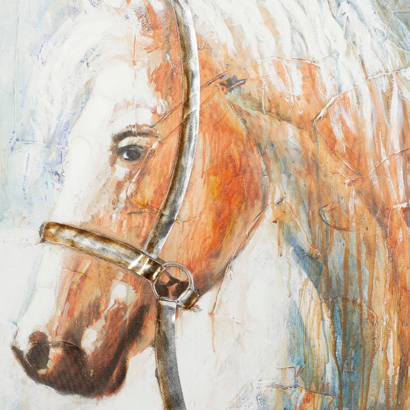 Traditional Canvas Horse Wall Art Brown - Olivia &#38; May, 4 of 7