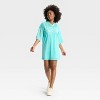 Women's Cap Sleeve Dream Jersey Midi Shirtdress - Wild Fable™ - 3 of 3