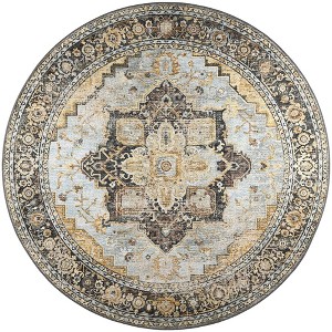 Dalyn Jericho JC2 Pewter Area Rug - 4' x 4' Round - 1 of 3