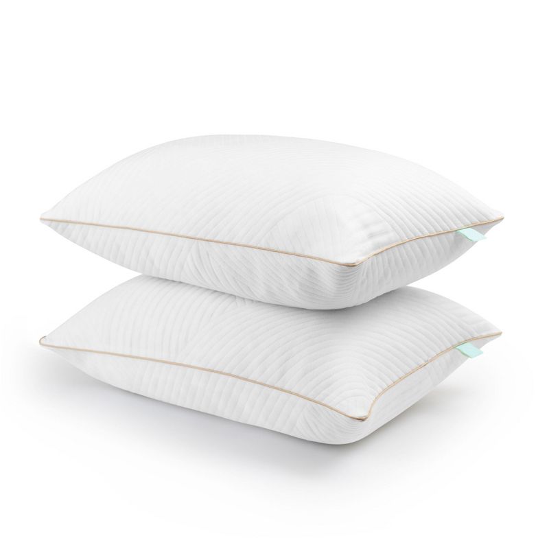 eLuxury Tencel Memory Foam Bed Pillows, 1 of 7