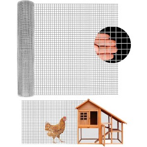 GustoWave Chicken Coop & Garden Fencing – Poultry Netting & Chicken Wire Fencing, 1/2'' - 36in x 50ft Galvanized Wire Mesh - 1 of 4