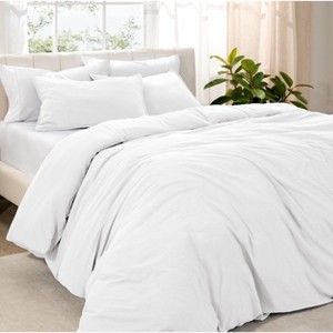 Washed Duvet Cover & Sham Set - Extra Soft, Easy Care by Bare Home, Comforter Not Included - 1 of 4