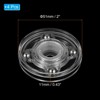 Unique Bargains 360 Degree Rotating High-strength Plastic Anti-slip Multi-use Clear Swivel Stand Turntable 4 Pcs - 2 of 4