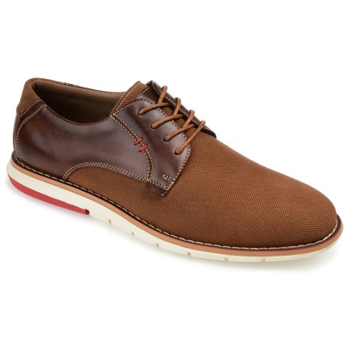 Vance Co. Murray Casual Derby Brown 8