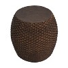 Christopher Knight Home Jayma Outdoor Handcrafted Faux Rattan Lightweight Concrete Accent Table - 4 of 4