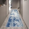 Washable Non-Slip Rug, Modern Abstract Low Pile Indoor Carpet, Soft Machine Washable Area Mat for Living Room, Bedroom, Entryway - 4 of 4