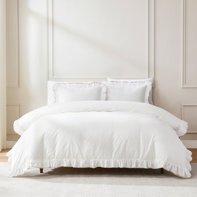 Reyna Contrast Edge Cotton Duvet Bedding Set