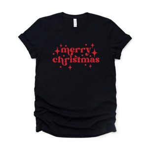 Simply Sage Market Whimsical Merry Christmas Short Sleeve Tee - 1 of 4