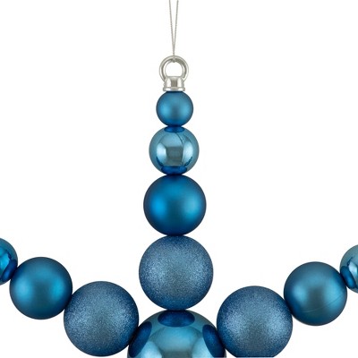 18" Blue Shatterproof Plastic Snowflake Ornament
