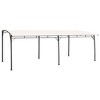 vidaXL Cream Garden Sunshade Awning - 236.2"x118.1"x100.4" Polyester Fabric Canopy, Powder-Coated Steel Frame for Patio, Outdoor - 2 of 4