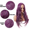 Unique Bargains Women's Curly Wigs 28" with Wig Cap - 4 of 4