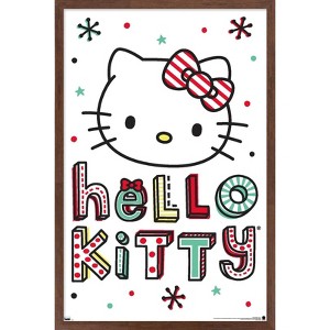 Trends International Hello Kitty: 17 Holiday - Cuteness Framed Wall Poster Prints - 1 of 4
