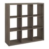 ClosetMaid 459000 Heavy Duty Decorative Bookcase Open Back 9-Cube Storage Organizer, Graphite Gray (2 Pack) - 2 of 4