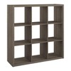 ClosetMaid 459000 Heavy Duty Decorative Bookcase Open Back 9-Cube Storage Organizer, Graphite Gray (2 Pack) - image 2 of 4