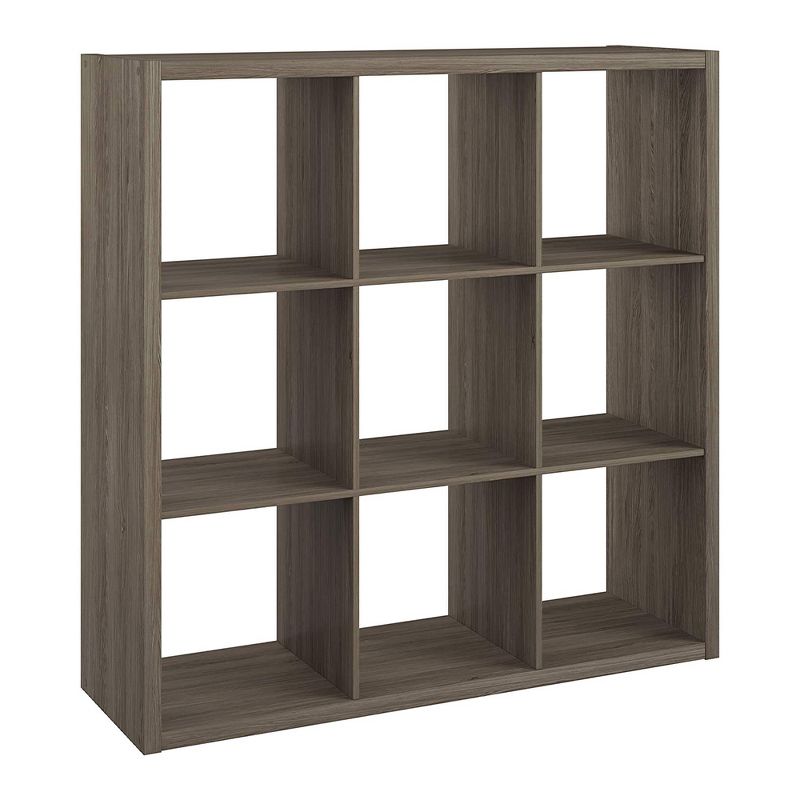 ClosetMaid 459000 Heavy Duty Decorative Bookcase Open Back 9-Cube Storage Organizer, Graphite Gray (2 Pack), 2 of 6