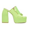 Fashion To Figure Women's Icelynn Platform Heel Slide - Wide Width - 2 of 4