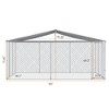 Tinyhomie Outdoor Dog Kennel with Waterproof Canopy 181 inch*181 inch*71.65 inch - 3 of 4