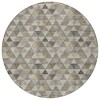 Taupe Beige And Tan Geometric Washable Indoor Outdoor Area Rug - 4 of 4