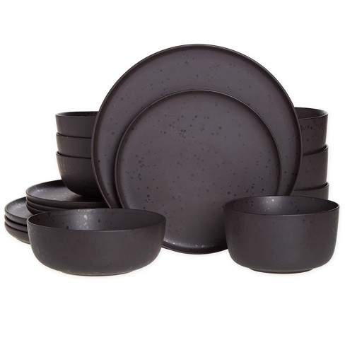Gibson Our Table Landon 6 Piece 15oz Reactive Glaze Coffee Cup Set In  Truffle Grey : Target