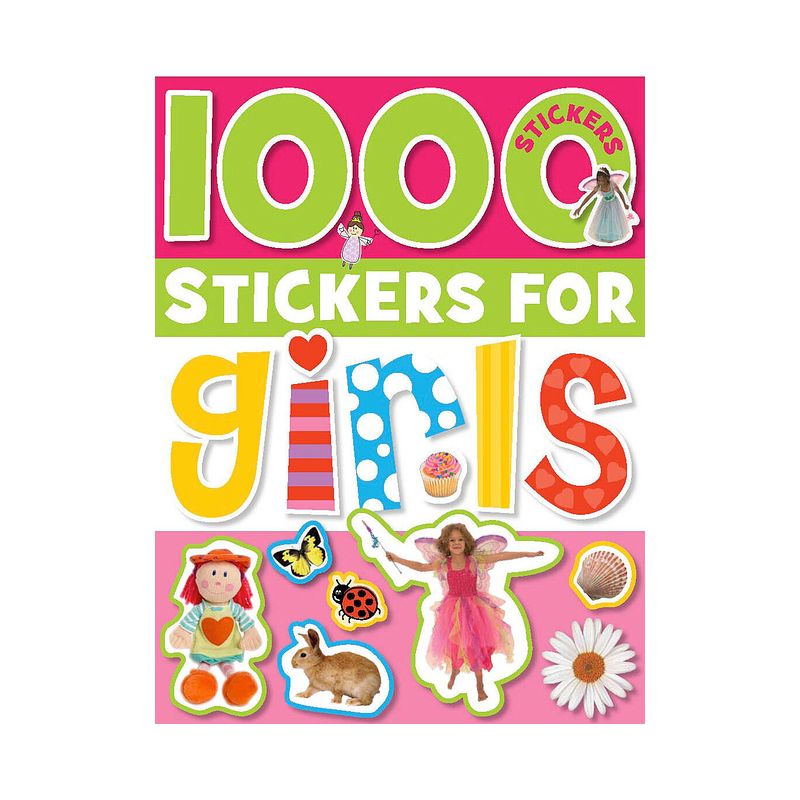1000 Stickers for Girls - by  Make Believe Ideas (Mixed Media Product), 1 of 2