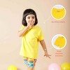 Ola! Otter Kids’ Oversized T-Shirt – Dandelion Yellow | Relaxed Fit Unisex Playwear for Kids - 3 of 4