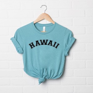 Simply Sage Market Women's Hawaii Curved Short Sleeve Graphic Tee - 1 of 2