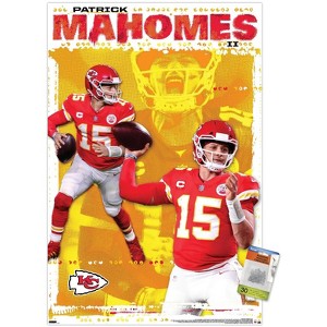 Trends International NFL Kansas City Chiefs - Patrick Mahomes II 20 Unframed Wall Poster Prints - 1 of 4