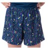 DC Comics Girls' Super Hero Girls Character Sleep Pajama Set Short Blue - 4 of 4