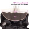 Jessie's Wig 12-18 Inch HD Lace Frontal Body Wave 13x4 Lace Natural Black 1 Pc/Pack - 4 of 4