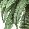 Nearly Natural Boston Fern w/Wood Vase Silk Plant: Indoor Polyester Faux Floral, Styrofoam Filler, Summer Decor - 2 of 3