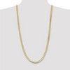 Black Bow Jewelry 5.5mm, 14k Yellow Gold, Solid Herringbone Chain Necklace - 2 of 4