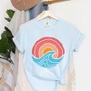 Simply Sage Market Ocean Circle Retro Garment Dyed Tee - 3 of 4