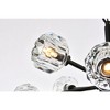 Elegant Lighting Graham 8 - Light Pendant in  Black - 3 of 4