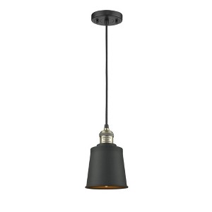 Addison - 1 Light Cord Hung Mini Pendant In Traditional Style-8 Inches Tall and 5 Inches Wide - 1 of 1