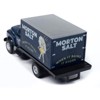 1954 Ford Box Truck Dark Blue with Yellow Top "Morton Salt" "Mini Metals" 1/87 (HO) Scale Model Car by Classic Metal Works - 3 of 3