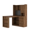Lyngins L-Shaped Desk Computer Desk with 2 USB Ports, 3 Power Outlets (5ft Cord), Large Workspace, Corner Desk/Office Desk/Gaming Desk/Writing Desk - 2 of 4