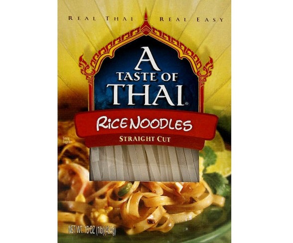 A Taste of Thai Straight Cut Rice Noodles 16 oz