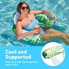 Joyfy 2 Packs Pool Floats Chairs, Portable Inflatable Pool Lounge Chair, Floating Water Hammock Chair for Adults Swimming Party Summer Water Fun - 3 of 4