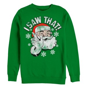 Men's Lost Gods Christmas Santa Saw That Sweatshirt - 1 of 3