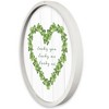Creative Products Lucky You Me Us 20 x 20 Round White Framed Print - 2 of 4