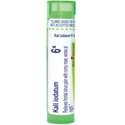 Kali Iodatum 6X by Boiron Homeopathic Single Medicine For Cough, Cold & Flu  -  80 Pellet