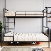 COZONY Twin Over Full Bunk Bed, Heavy Duty Metal Frame with Ladder and Guardrail, Space-Saving Industrial Bunk Bed - 3 of 4