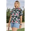 LA LEELA Button Down Shirt Relaxed Fit Summer Beach Party Colorful Holidays Short Sleeve Tops Vacation Shirt Dressy Hawaiian Shirts - 3 of 4