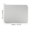 Unique Bargains Solid Color Dish Drying Mat - 4 of 4