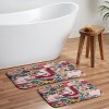 Deny Designs Burcu Korkmazyurek Summer Botanical Monogram Memory Foam Bath Mat - 4 of 4