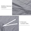 Ruffled Duvet Cover Set - Shabby Chic Bedding in Twin/Full/Queen - 4 of 4