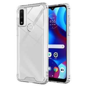 Ampd - Tpu / Acrylic Hard Shell Case For Motorola Moto G Play (2023) - Clear - 1 of 4